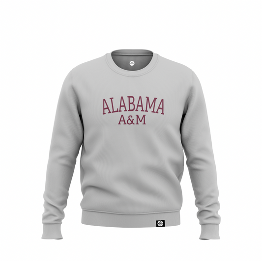 alabama state university Gray A&M Sweatshirt