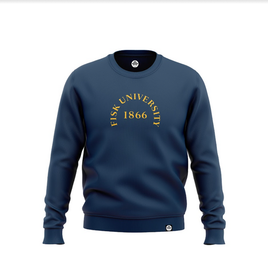 Fisk Navy University Sweatshirt
